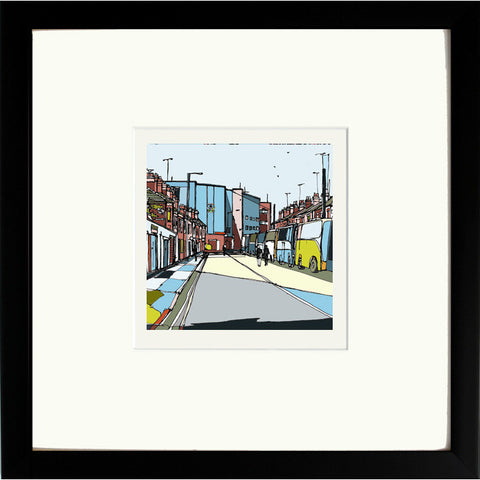 Print of Coventry City's Highfield Road Black Frame image of