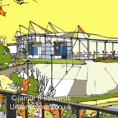 Hull City AFC's KC Stadium Print image of