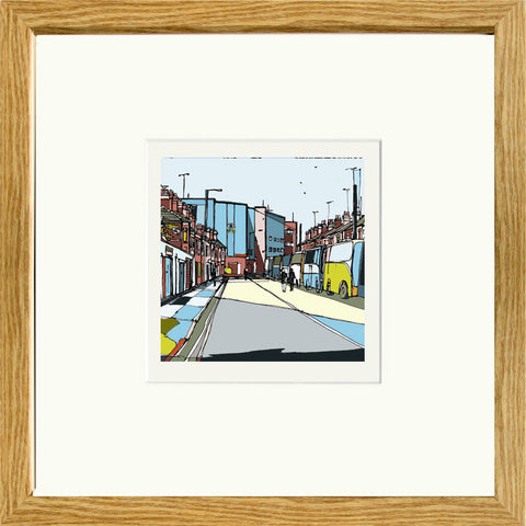 Print of Coventry City's Highfield Road Oak Frame image of