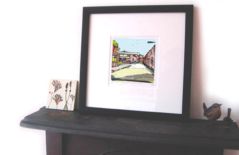 The Ewood View Print displayed in the home image of