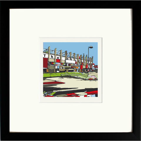Print of Sheffield United's Bramall Lane Framed in Black image of